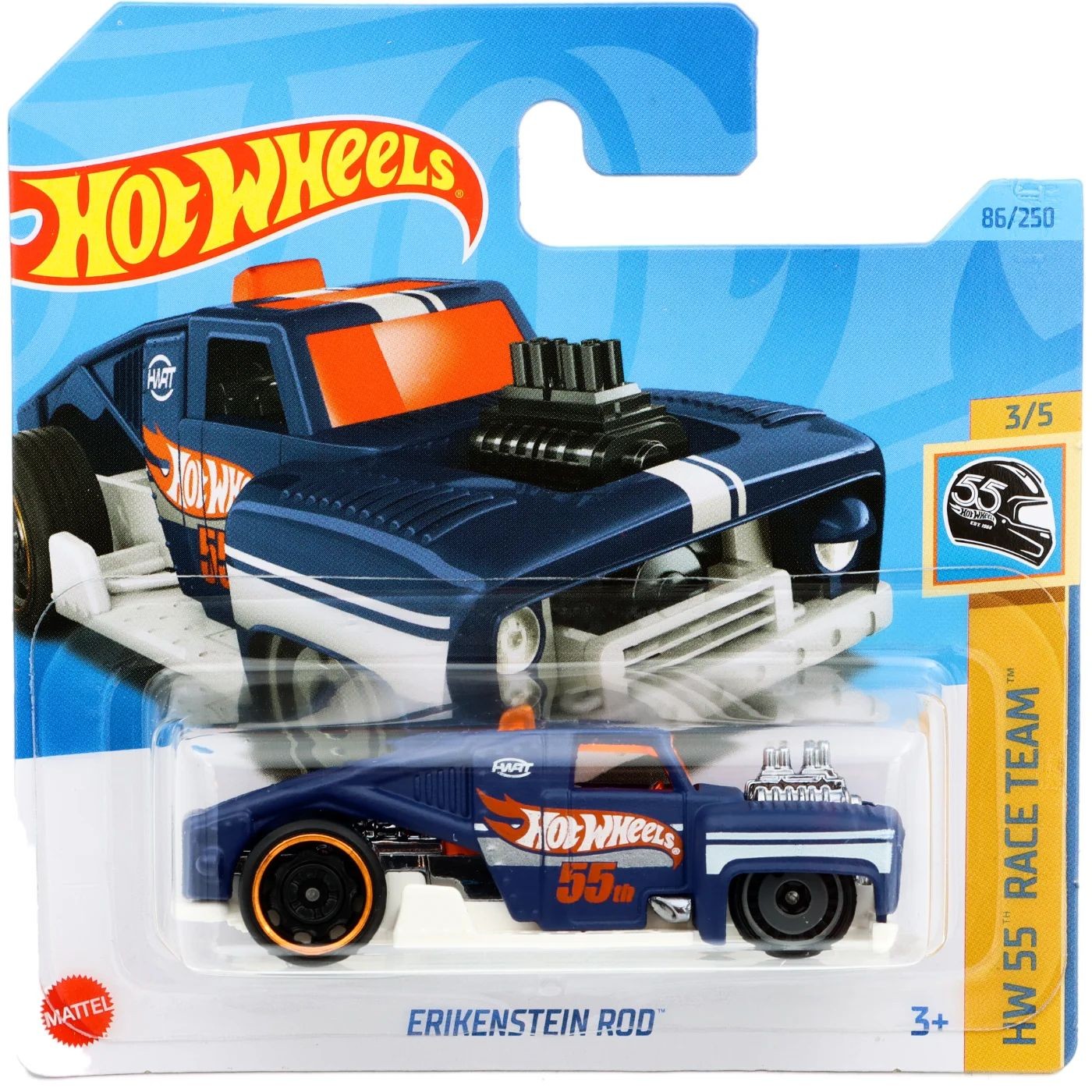 Erikenstein Rod – HW 55 Race Team – Blå – Hot Wheels