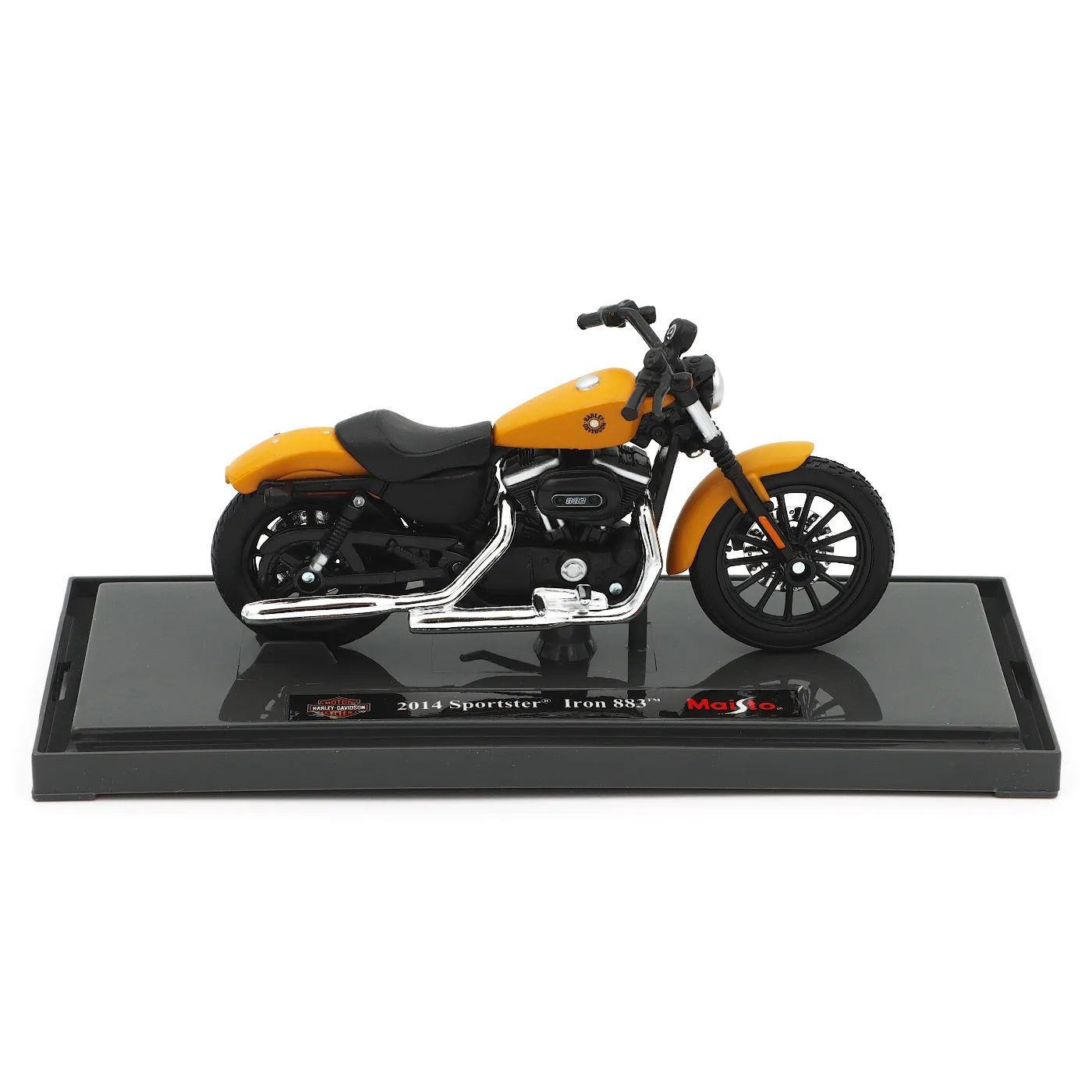 2014 Sportster Iron 883 – Harley – Gul – Maisto – 1:18