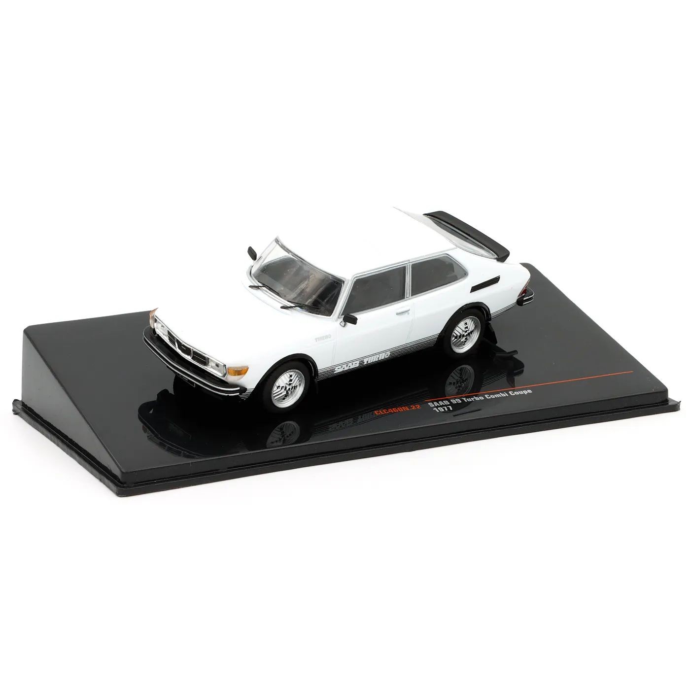 SAAB 99 Turbo Combi Coupe – 1977 – Vit – Ixo Models – 1:43