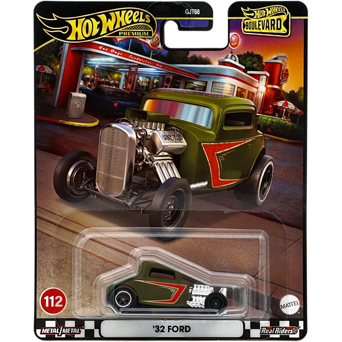 '32 Ford - Olivgrön - Boulevard 112 - Hot Wheels Premium