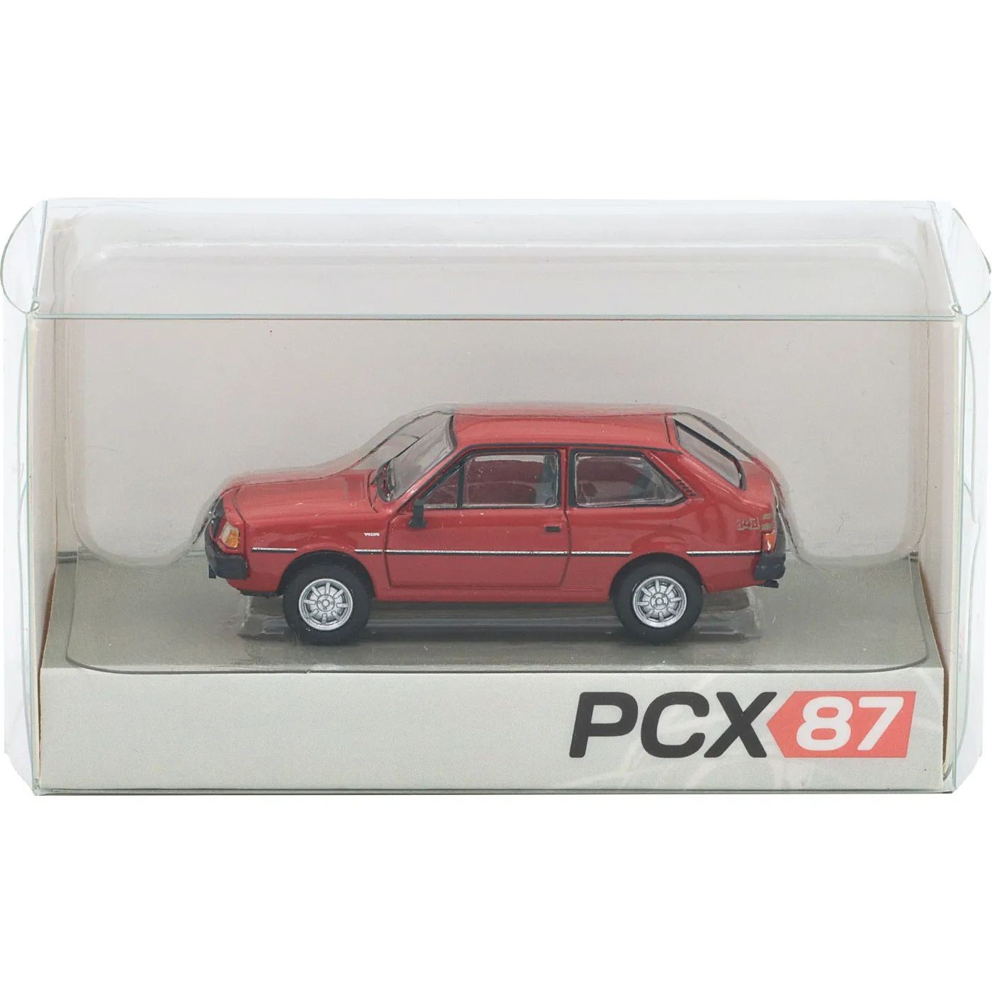 Volvo 343 – Röd – 1976 – PCX87 – 1:87