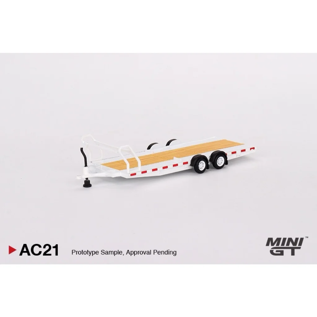 Car Hauler Trailer Type C – Vit – AC21 – Mini GT – 1:64