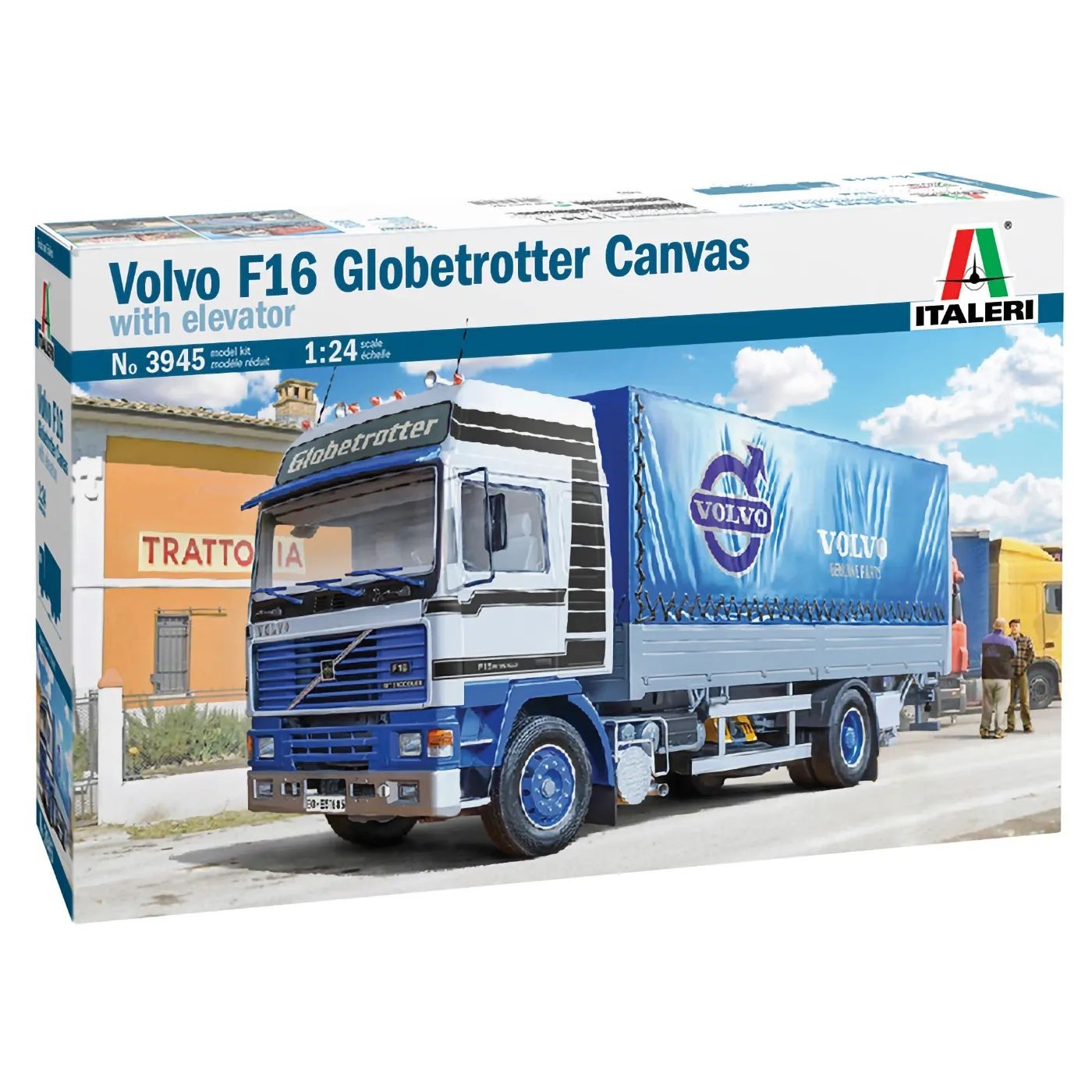 Läs mer om Volvo F16 Globetrotter Canvas - 3945 - Italeri - 1:24