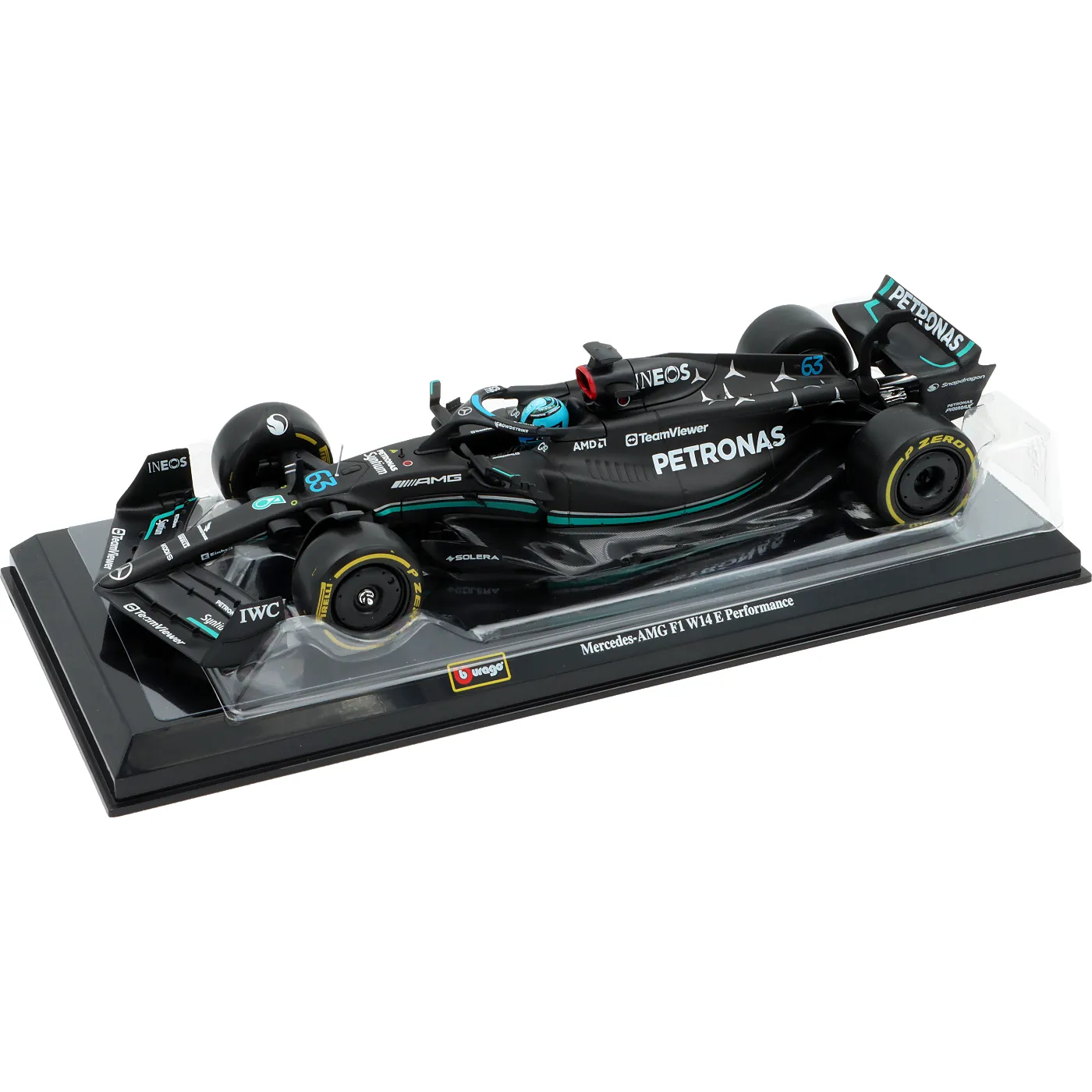 Läs mer om MB F1 W14 E Performance - George Russell - Bburago - 1:24