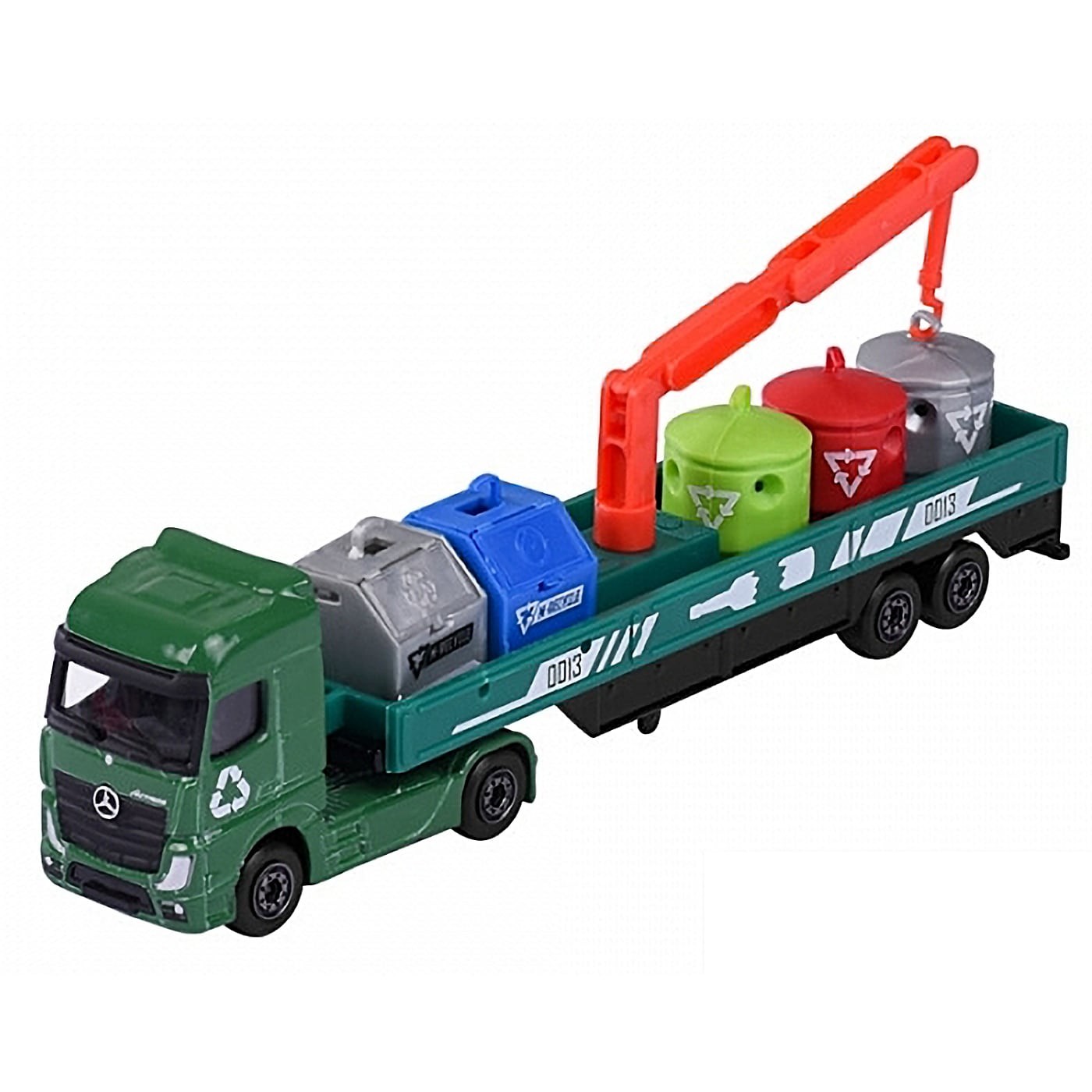 Mercedes-Benz Arocs - Återvinning - Transporter - Majorette