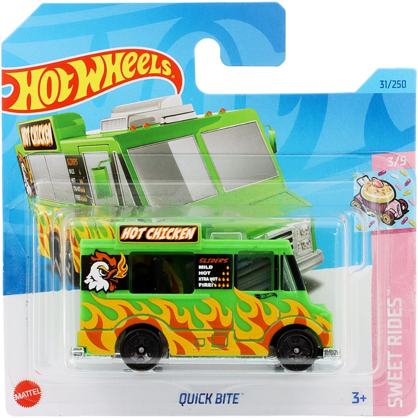 Läs mer om Quick Bite - Sweet Rides - Grön - Hot Wheels