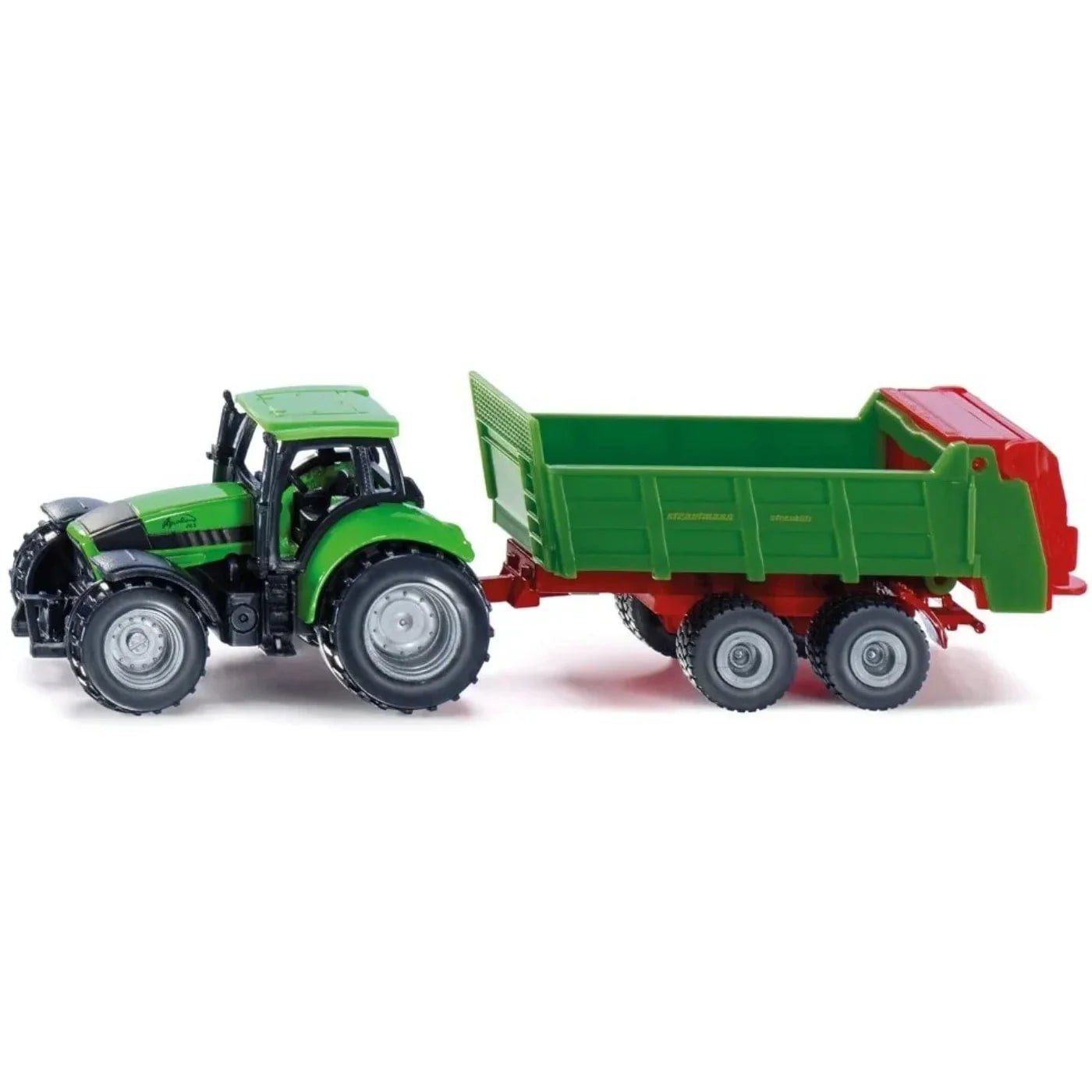 Deutz-Fahr Agrotron 260 med gödselspridare – Siku – 16 cm