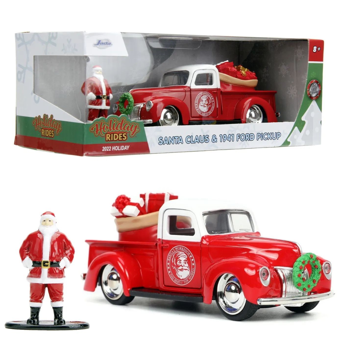 Läs mer om Santa Claus & 1941 Ford Pickup - Jada Toys - 1:32