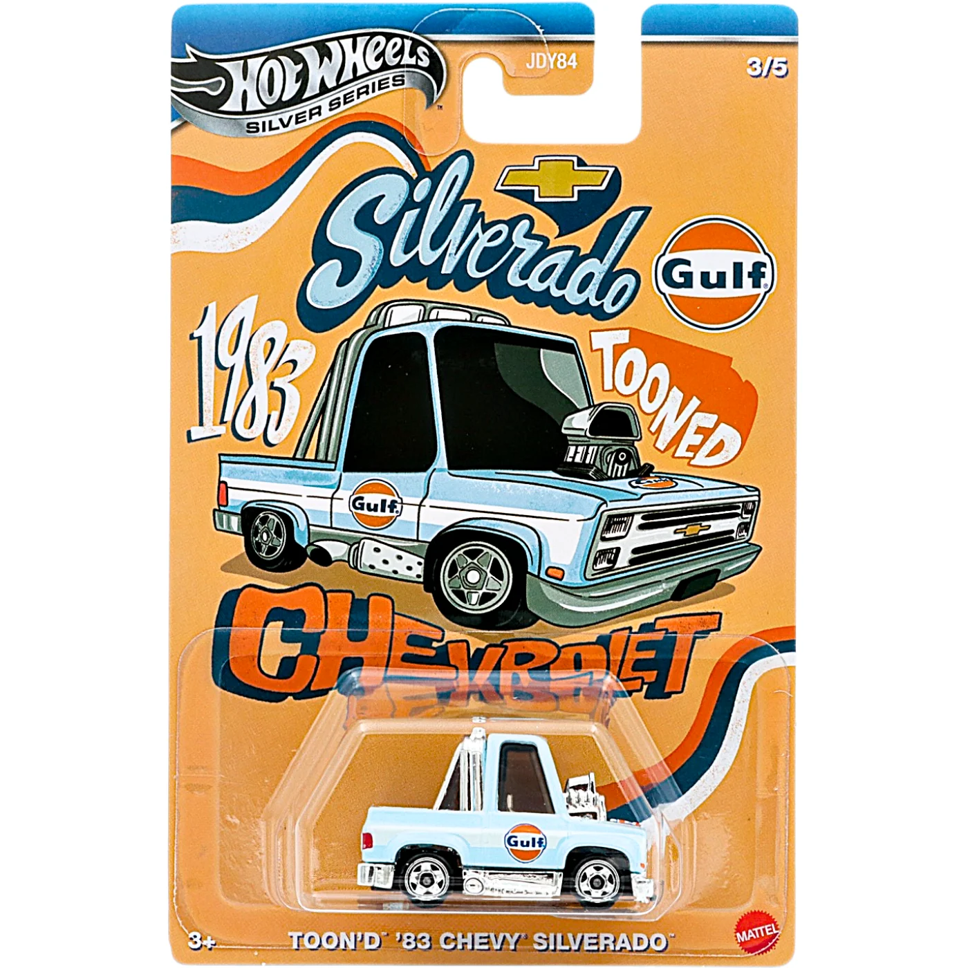 Toon'd '83 Chevy Silverado - Tooned Gulf Series - Hot Wheels