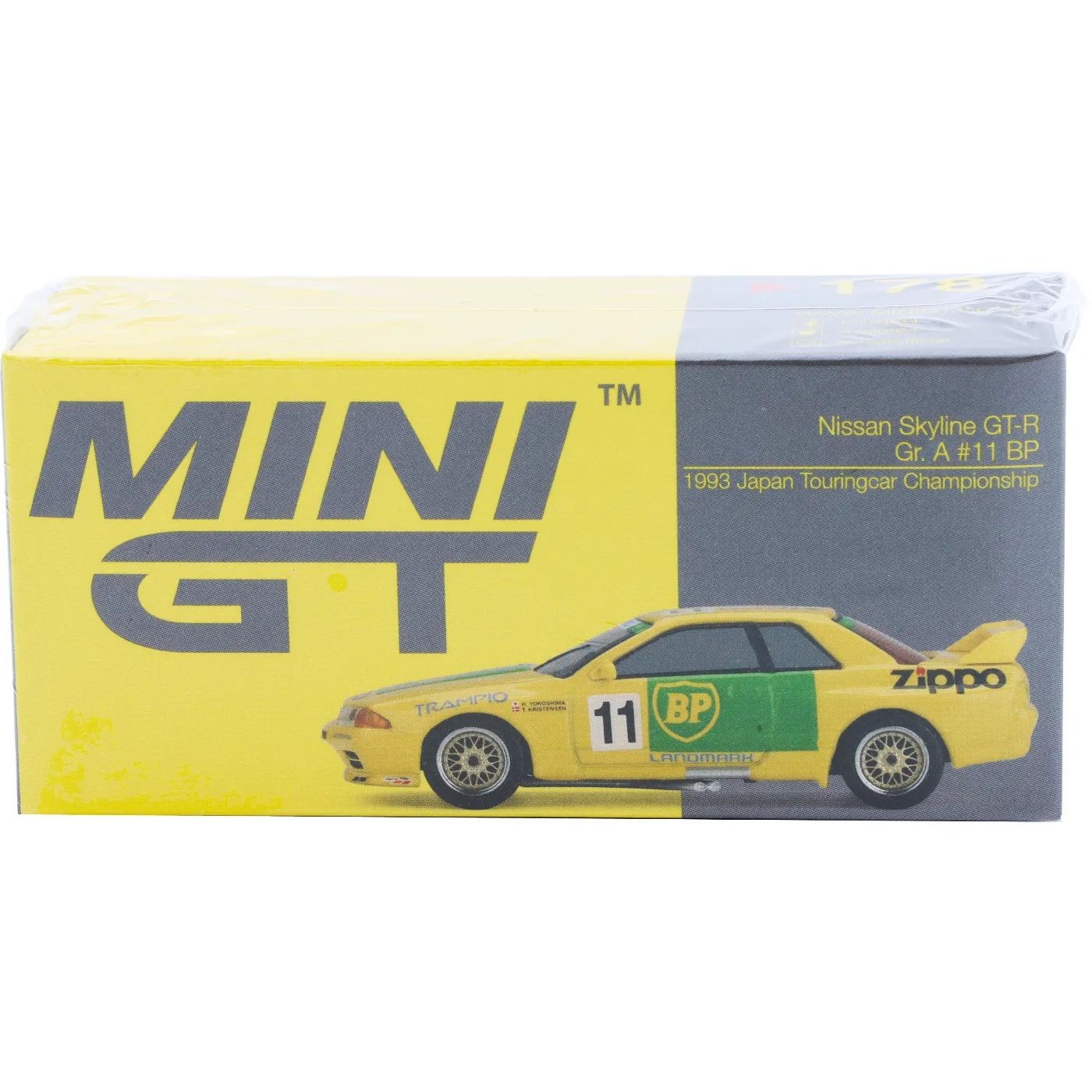 Nissan Skyline GT-R (R32) Gr. A #11 BP 1993 - Mini GT - 1:64