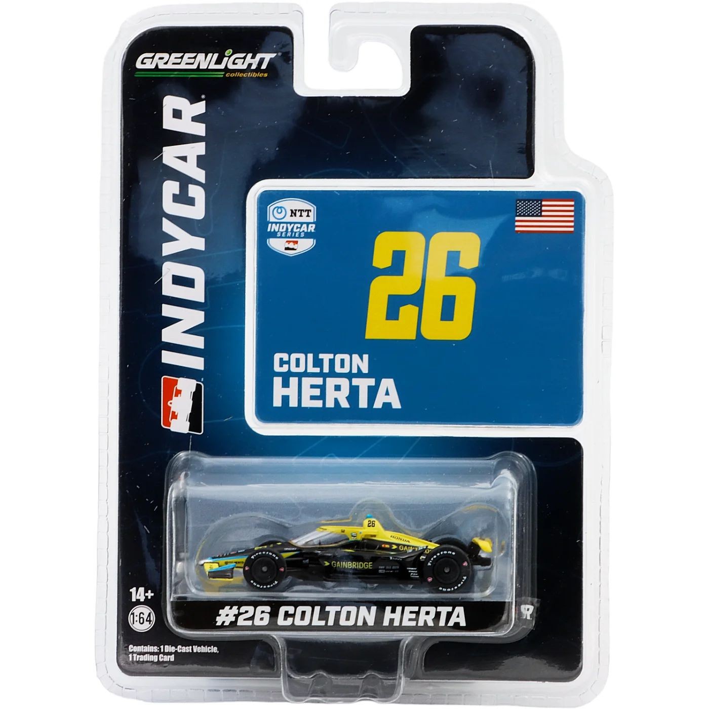 Indycar – 2023 – Colton Herta #26 – GreenLight – 1:64