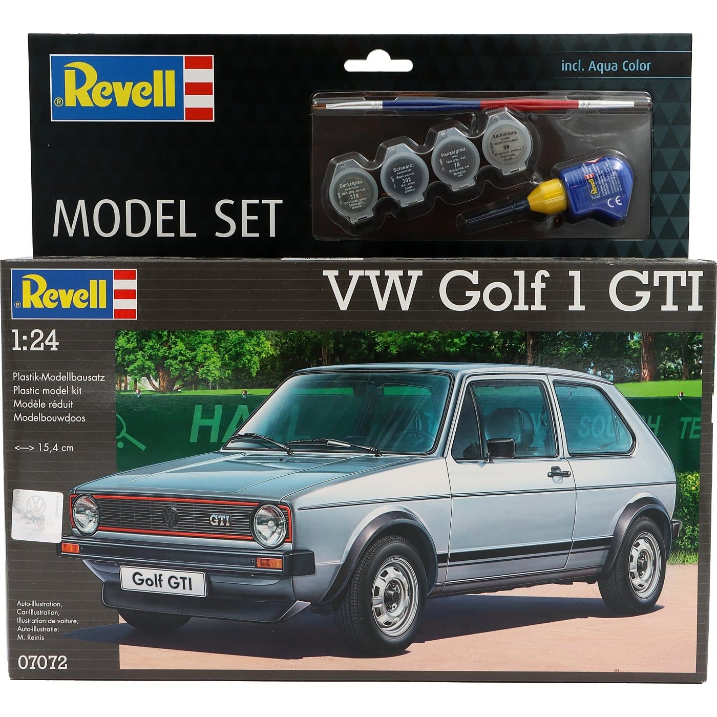 Läs mer om VW Golf 1 GTI - Byggmodell - 7072 - Revell - 1:24