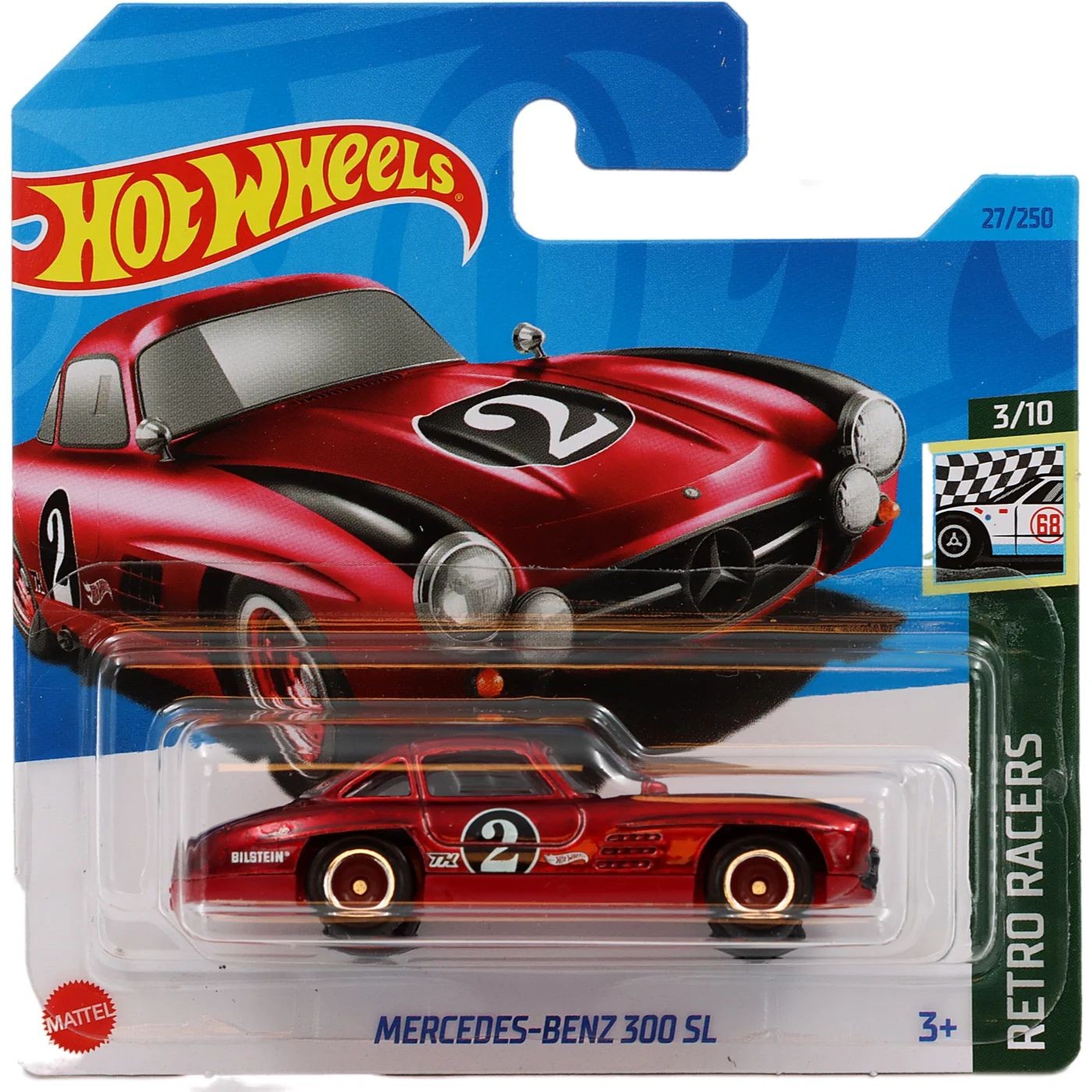 Hot Wheels Mercedes 2023 -Benz 300 SL Mainline Retro Racers
