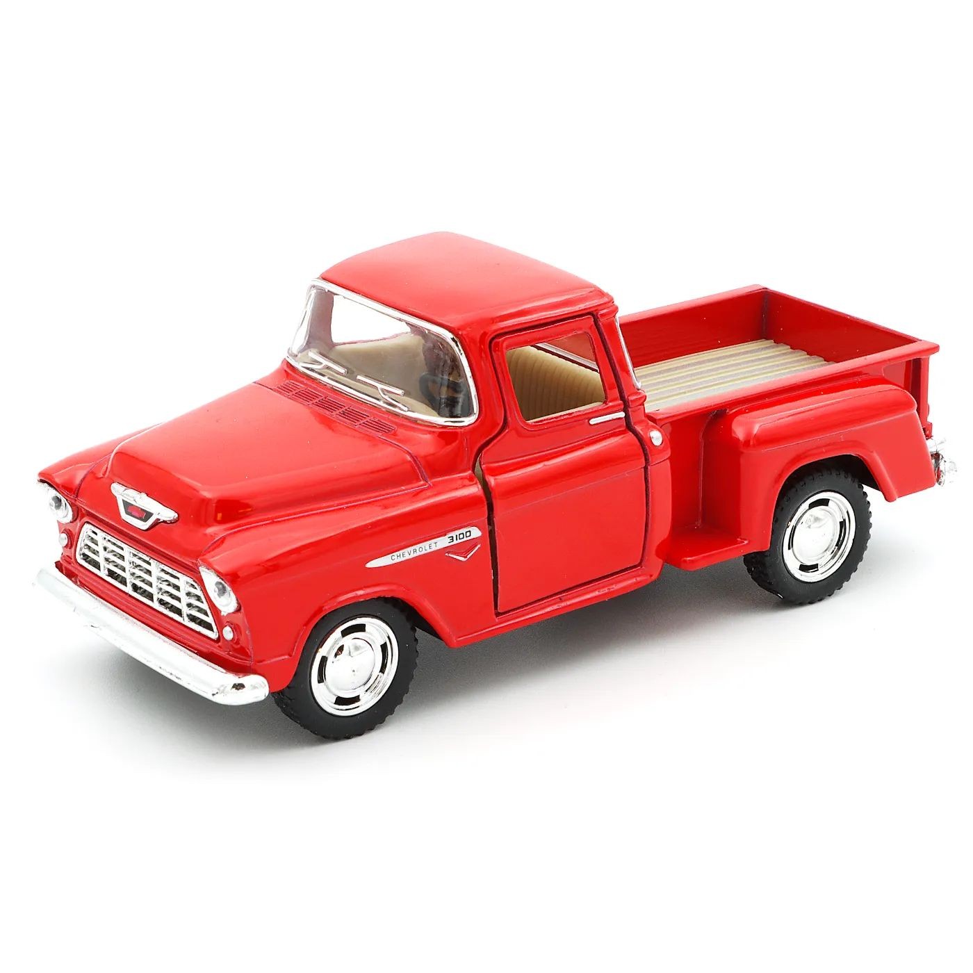 1955 Chevy Stepside Pick-up – Kinsmart – 1:32 – Röd