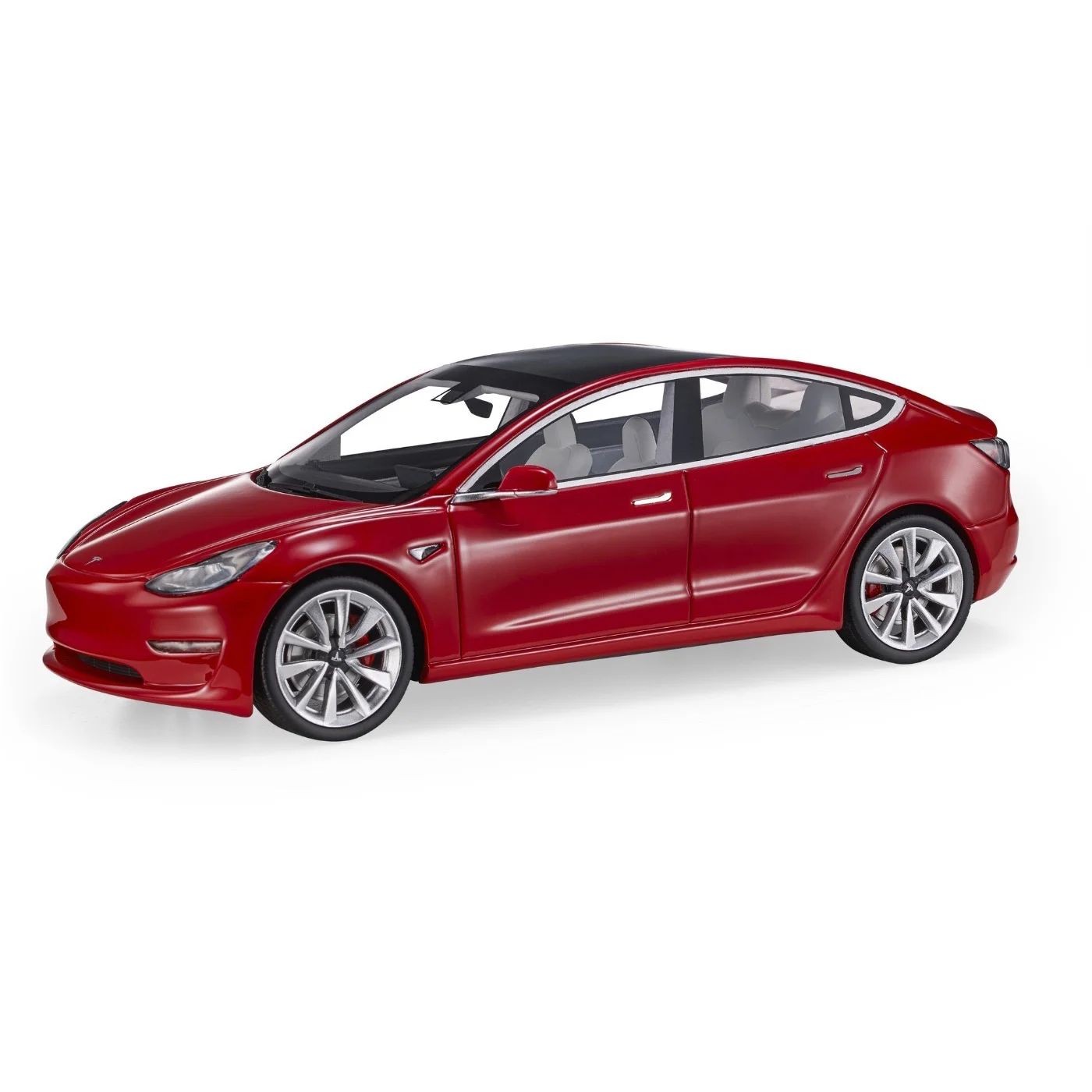 Läs mer om Tesla Model 3 - Röd - LS Collectibles - 1:18