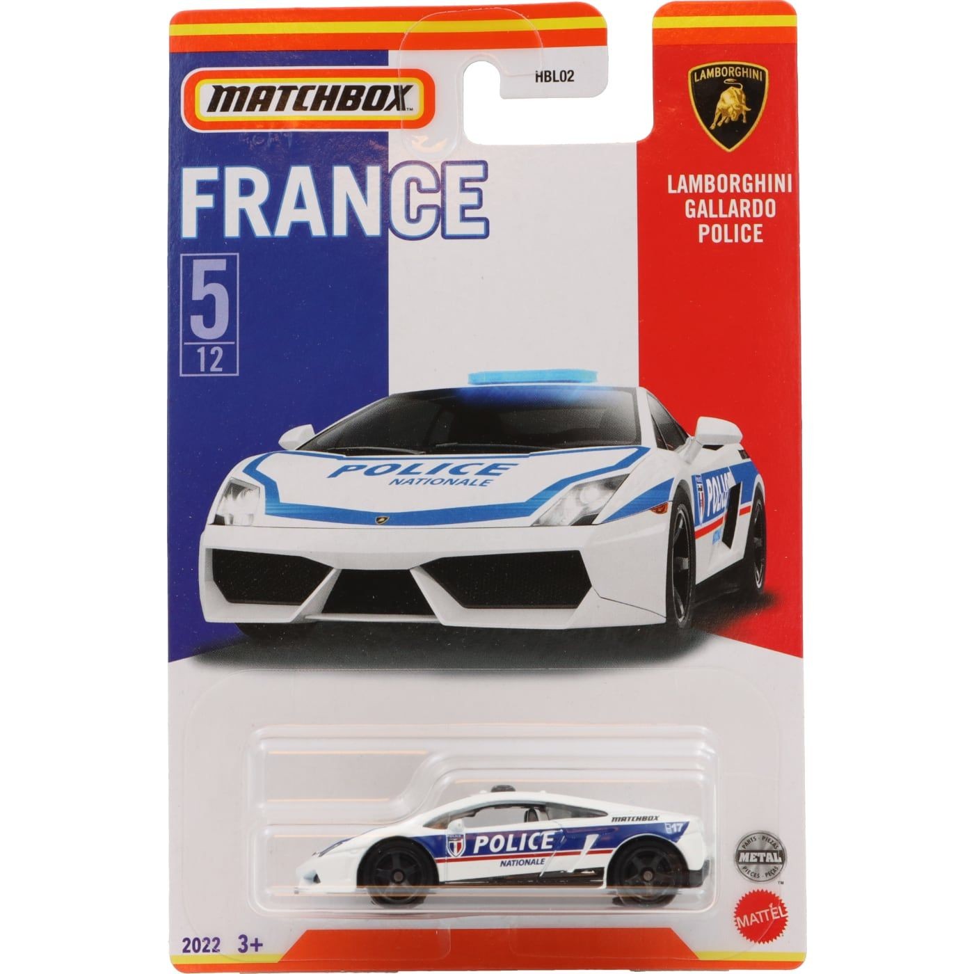 Läs mer om Lamborghini Gallardo LP 560-4 Police - France - Matchbox