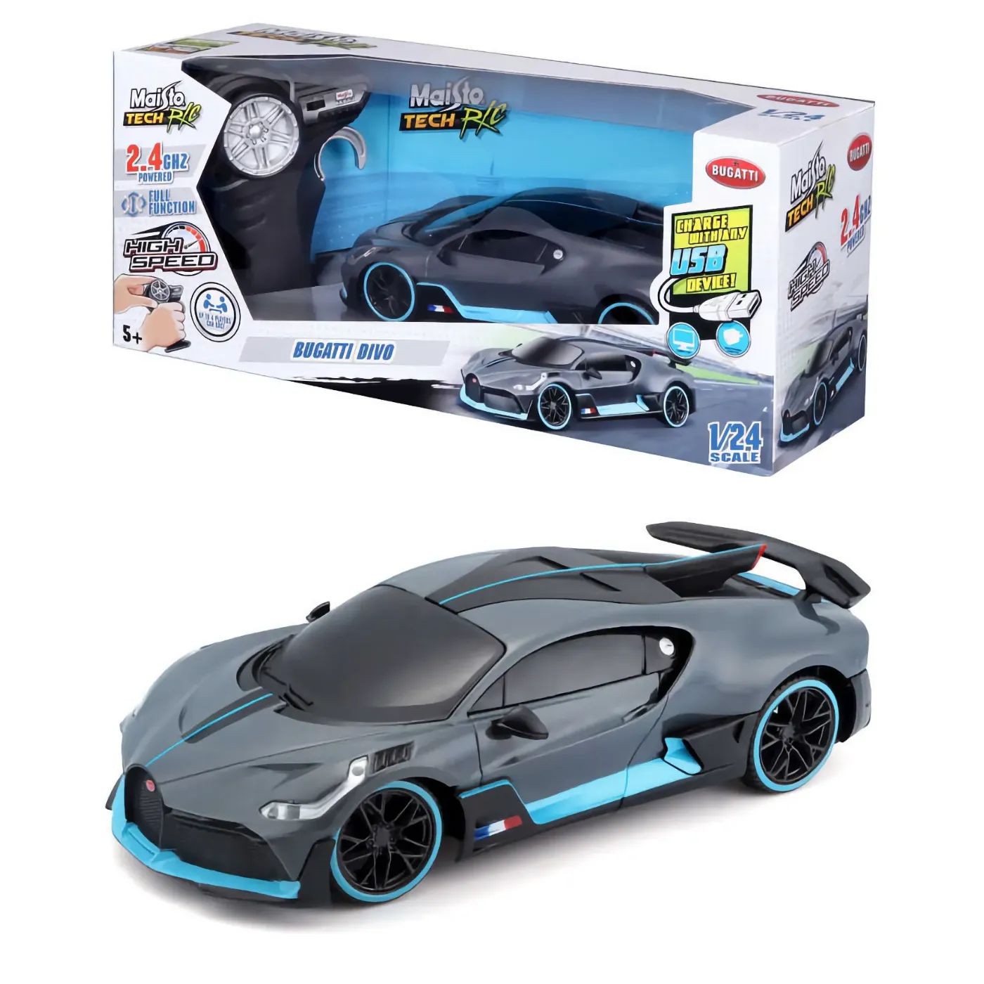 Bugatti Divo – Radiostyrd – Maisto – 1:24