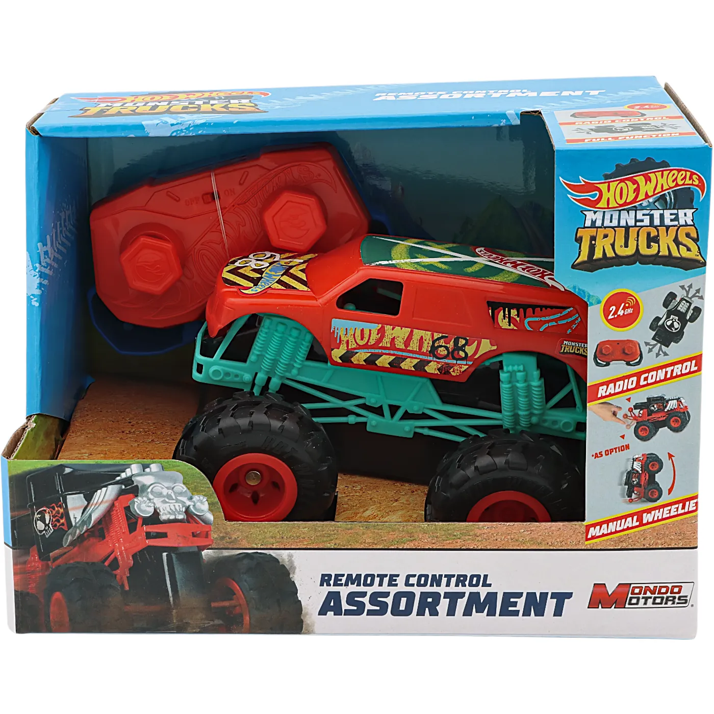 Hot Wheels Monster Trucks - Radiostyrd Bil - 11 cm (Demo Derby)