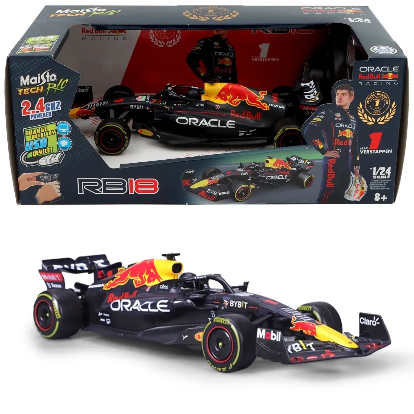 F1 – Red Bull – RB18 – 2022 – Max Verstappen – RC – Maisto