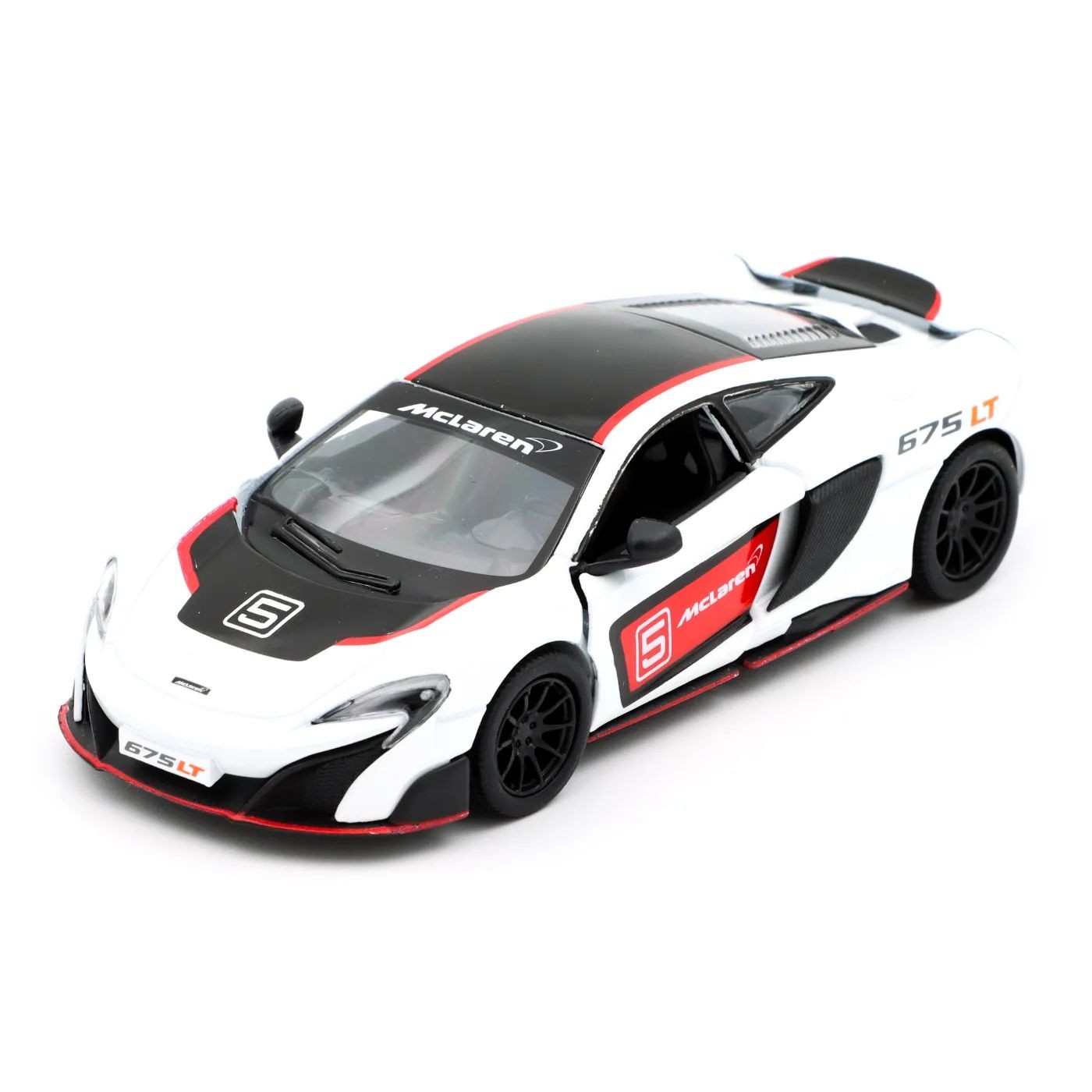 Läs mer om McLaren 675LT - Exclusive Edition - Kinsmart - 1:36 - Vit