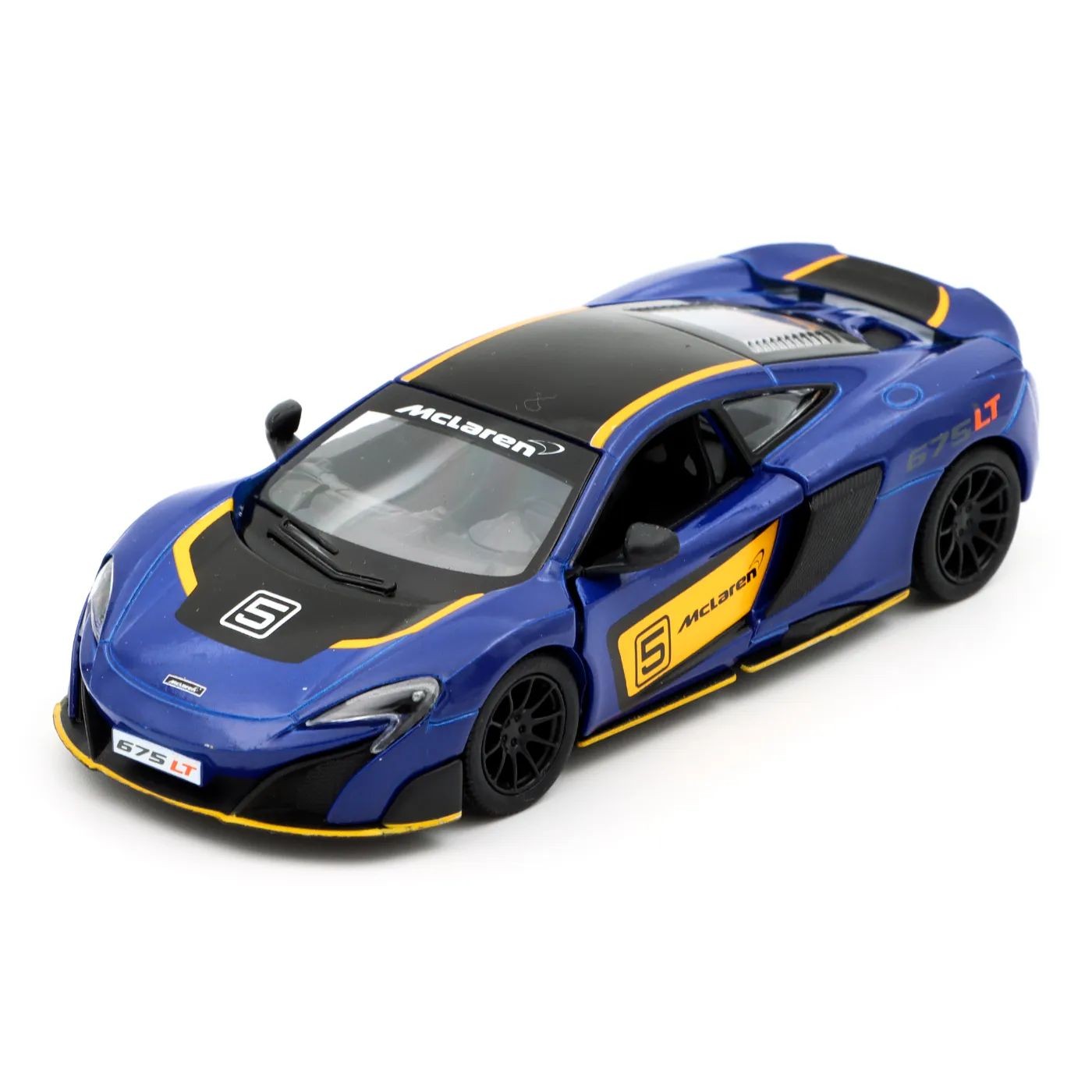 Läs mer om McLaren 675LT - Exclusive Edition - Kinsmart - 1:36 - Blå