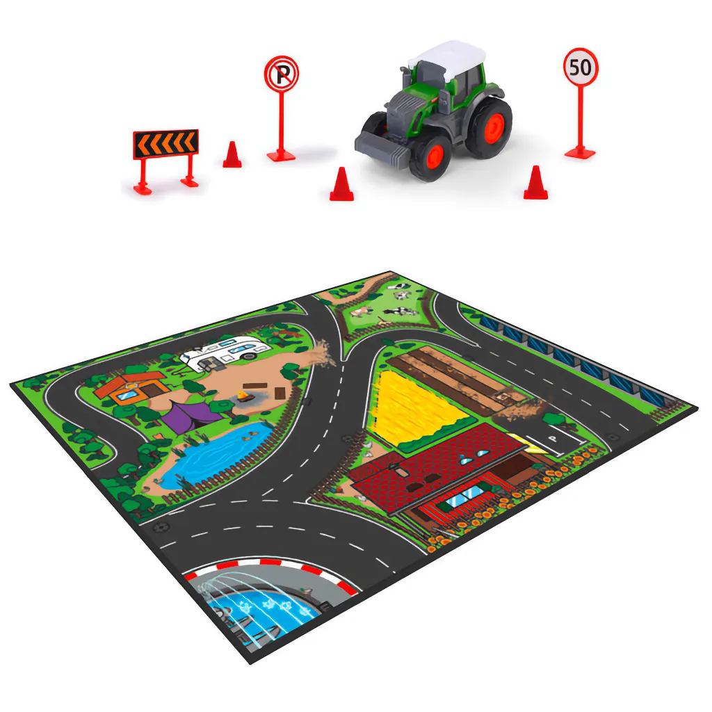 Micro World Playmat - Vägmatta - Dickie - Toys (Bondgård)
