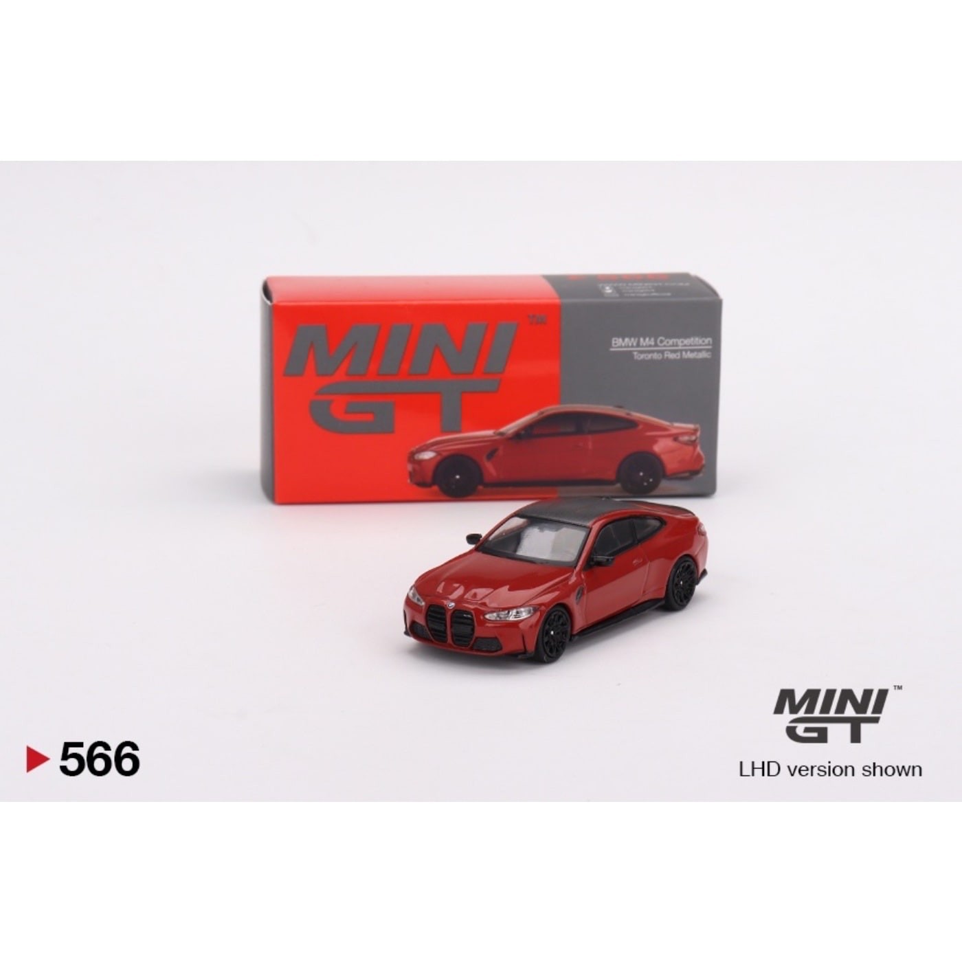 BMW M4 Competition – Toronto Red – 566 – Mini GT – 1:64