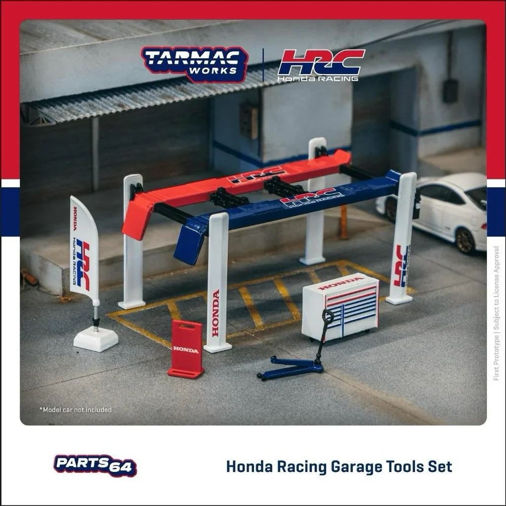 Garage Tools Set – Honda Racing – PARTS64 – Tarmac – 1:64