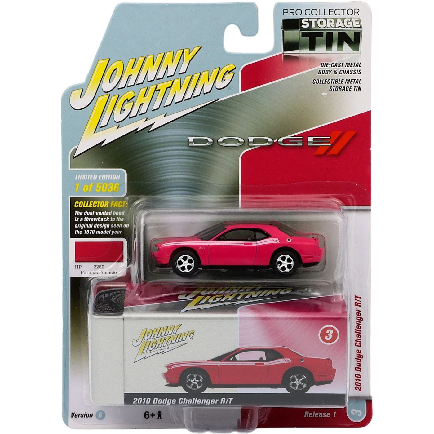 2010 Dodge Challenger R/T – Rosa – Johnny Lightning – 1:64