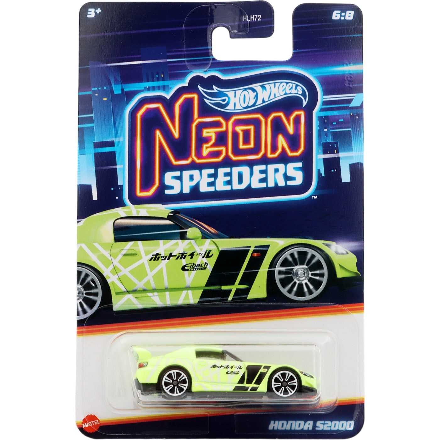 Honda S2000 – Neongrön – Neon Speeders 6/8 – Hot Wheels