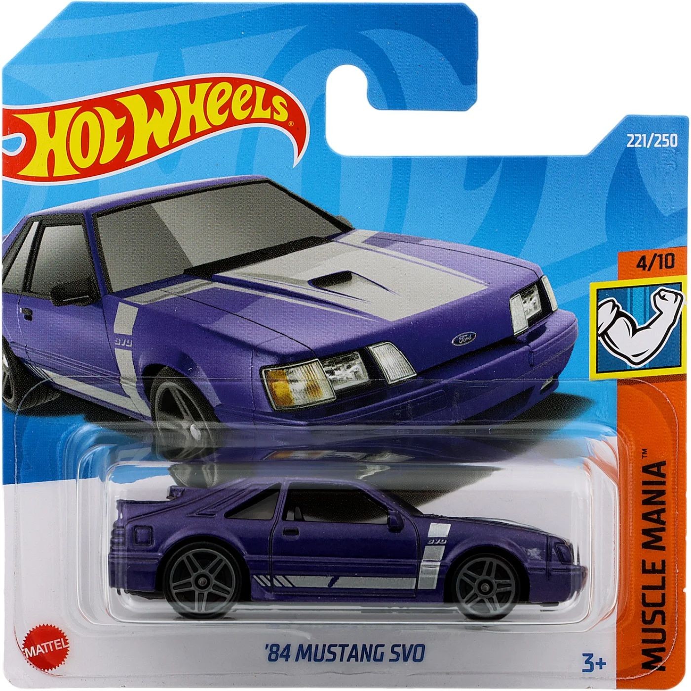 84 Mustang SVO – Muscle Mania – Lila – Hot Wheels