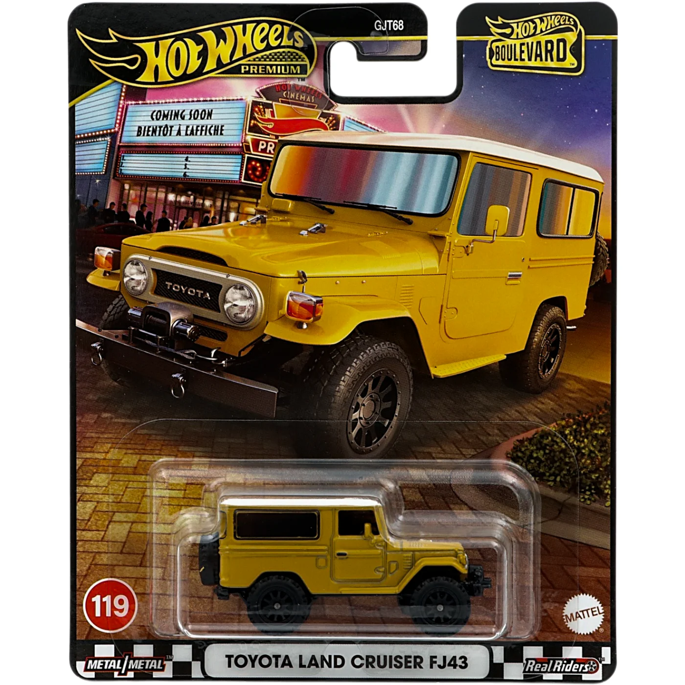 Toyota Land Cruiser FJ43 - Gul - Boulevard 119 - Hot Wheels