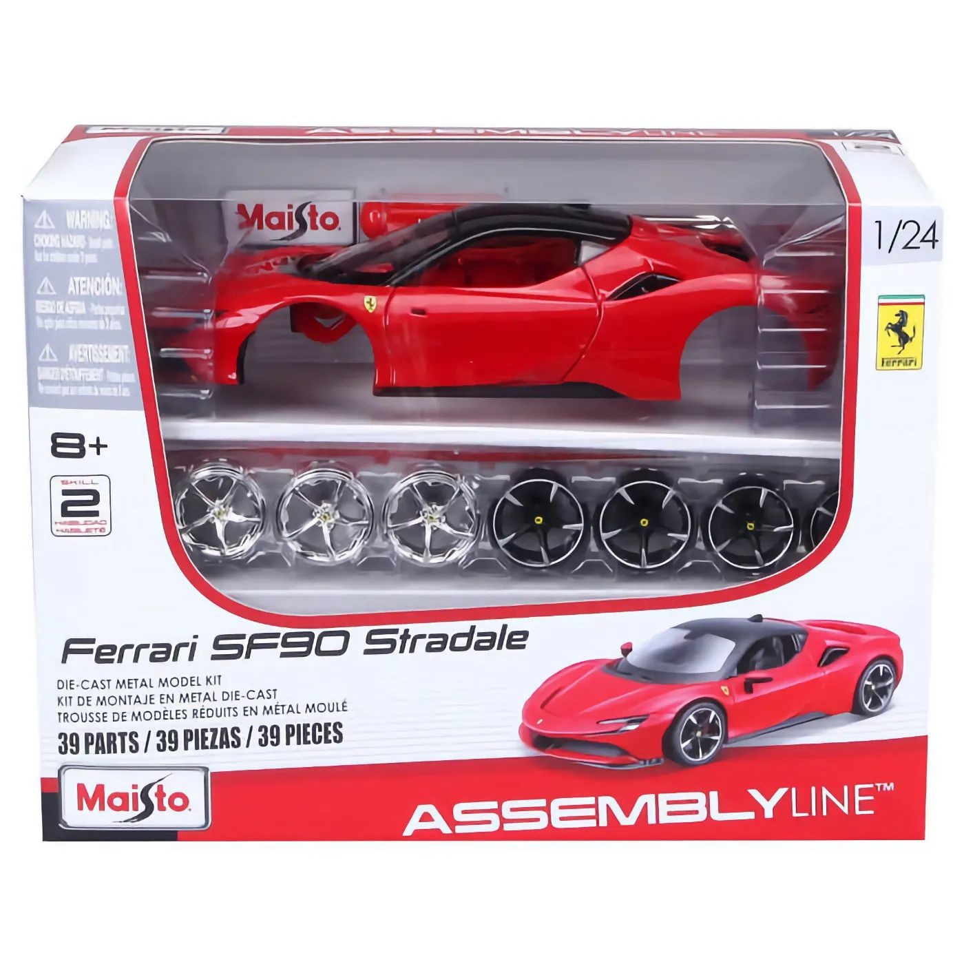 Ferrari SF90 Stradale – Byggsats – Maisto – 1:24