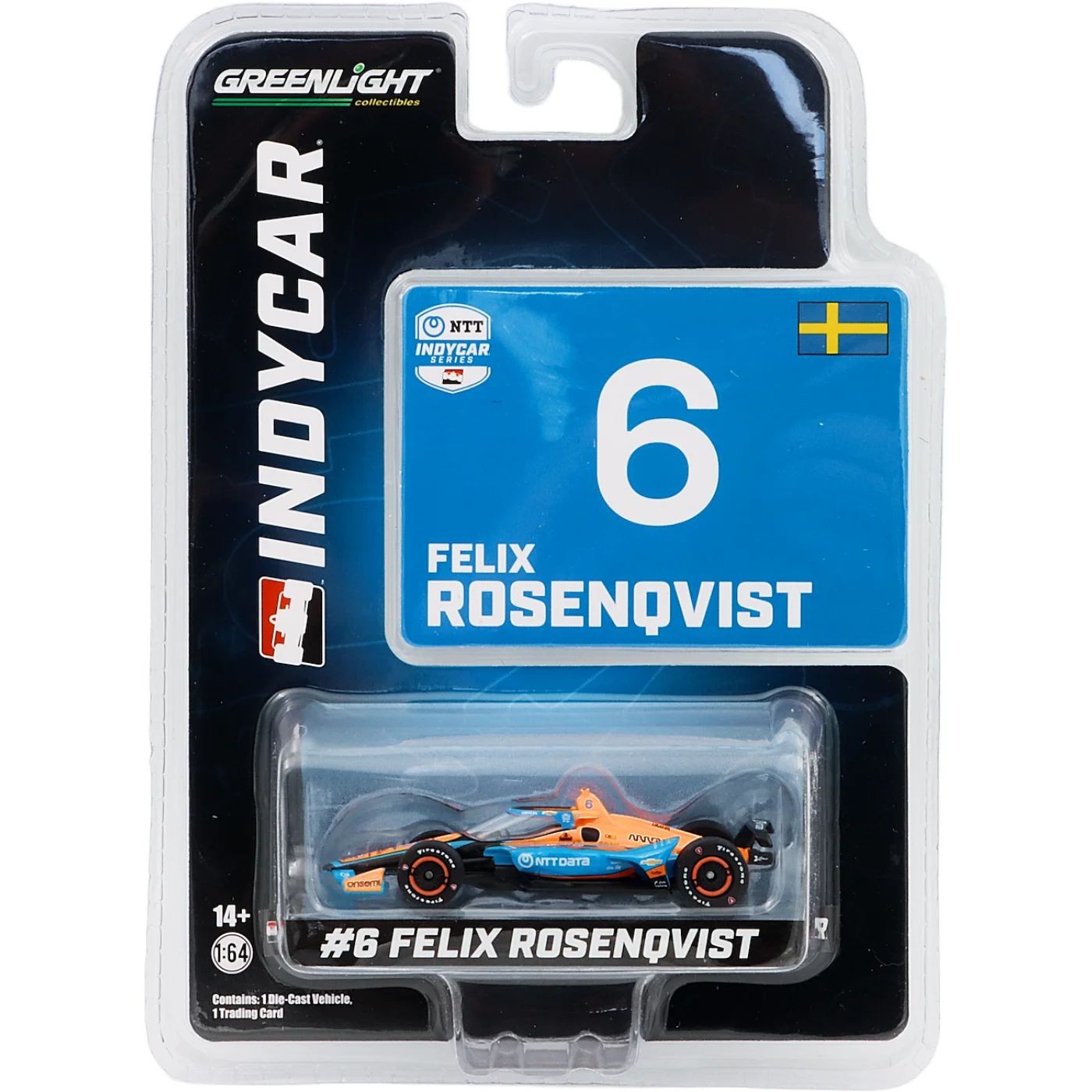 Läs mer om Indycar - 2023 - Felix Rosenqvist #6 - GreenLight - 1:64