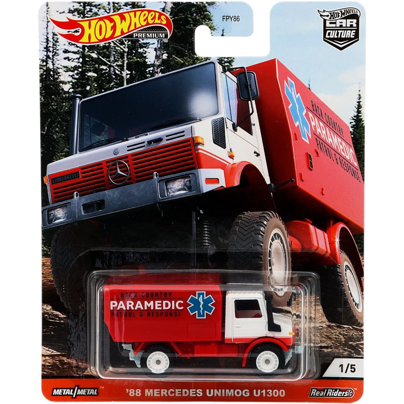 88 Mercedes Unimog U1300 – Wild Terrain – Hot Wheels