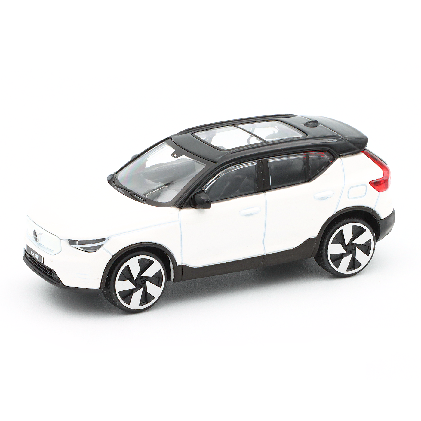 Volvo EX40 - Vit / Svart - Bburago - 1:43 - 10 cm