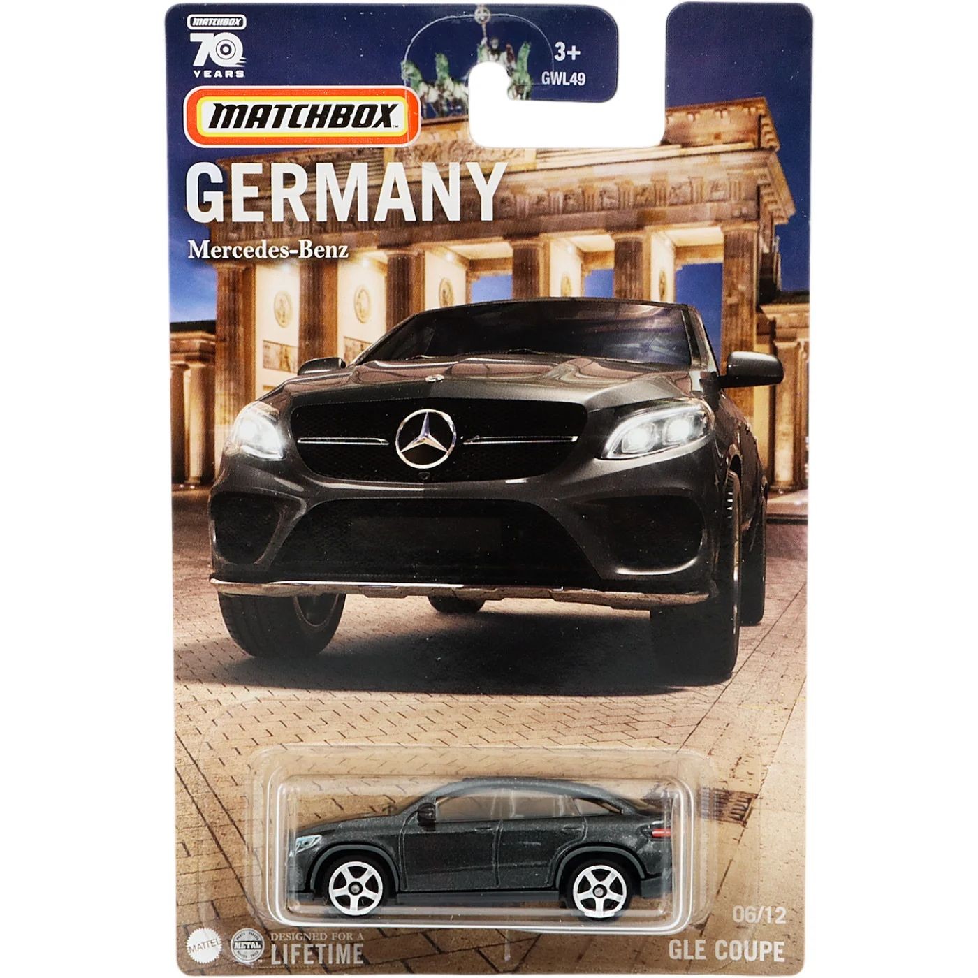 Läs mer om Mercedes-Benz GLE Coupe - Grå - Germany 6/12 - Matchbox