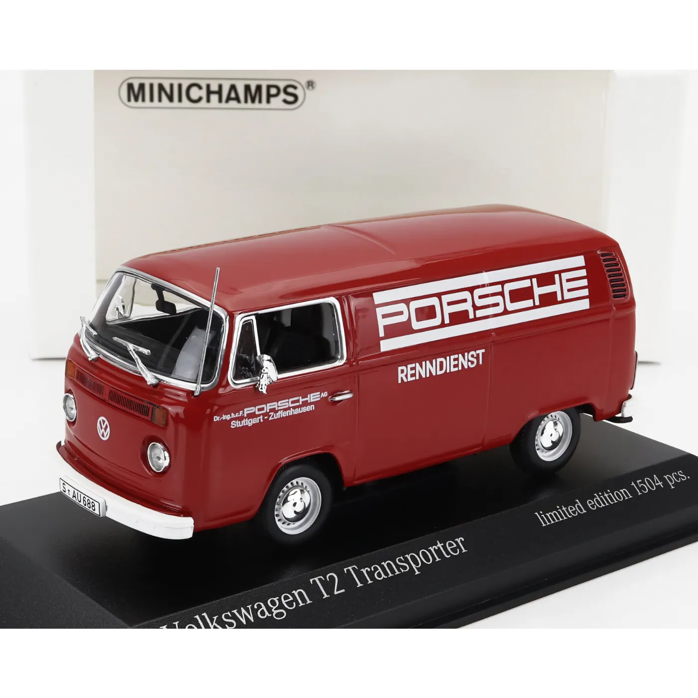 Volkswagen T2 Transporter – Porsche – Minichamps – 1:43