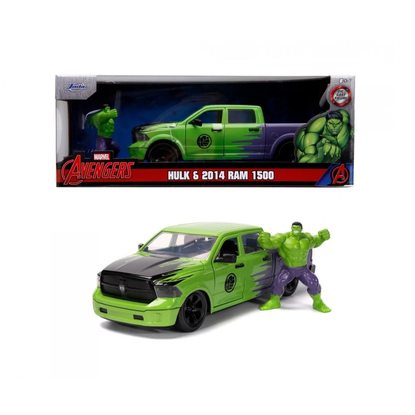 Hulk &amp 2014 RAM 1500 – Avengers – Jada Toys – 1:24