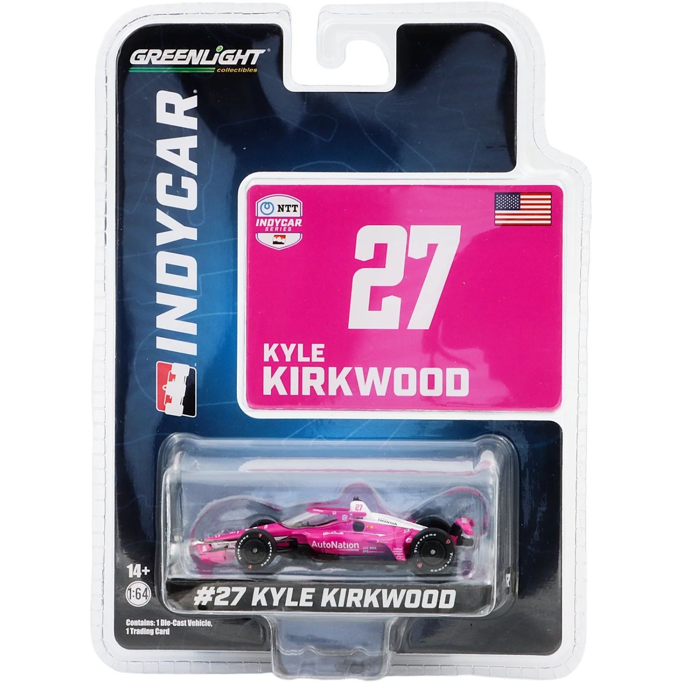 Läs mer om Indycar - 2023 - Kyle Kirkwood #27 - GreenLight - 1:64