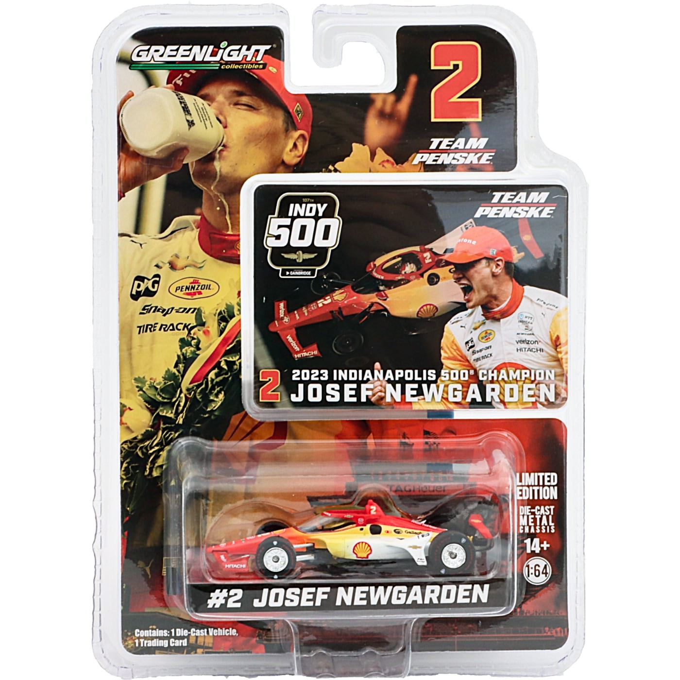 IndyCar – Josef Newgarden #2 – Indy 500 – GreenLight – 1:64