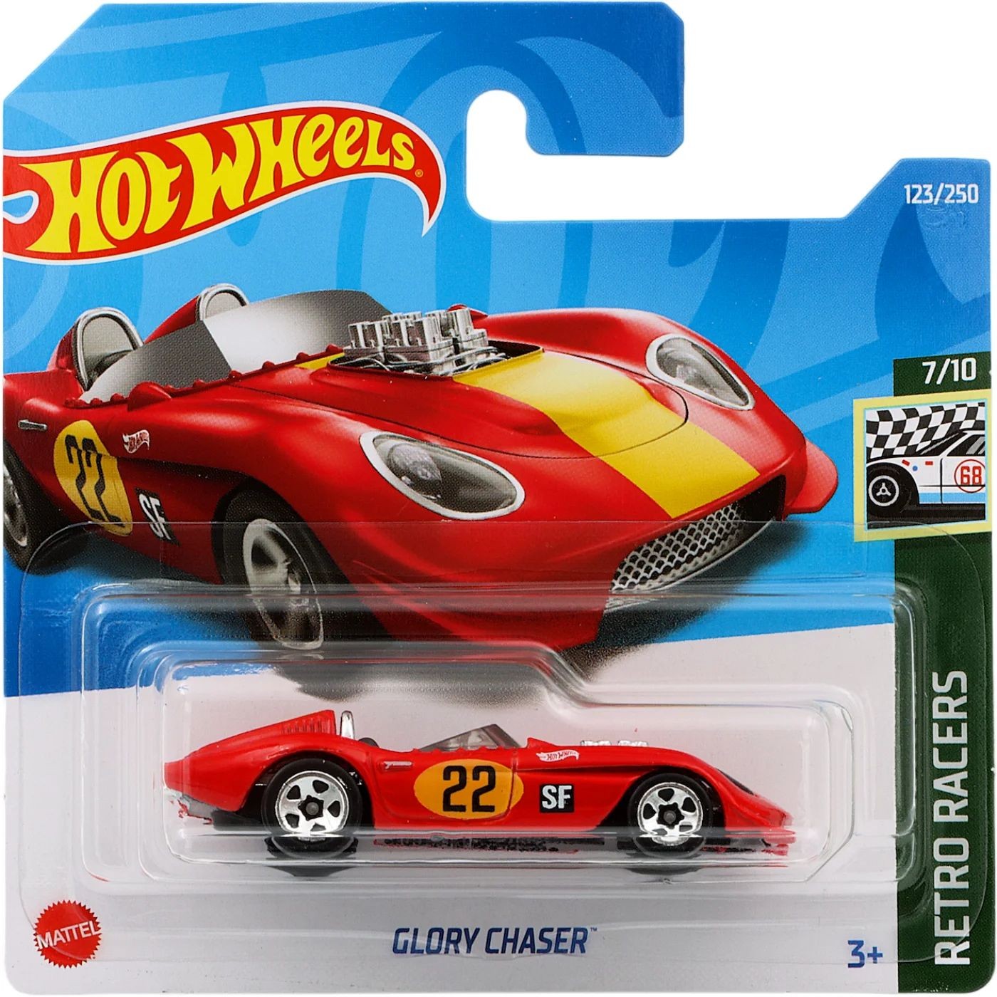 Glory Chaser – Retro Racers – Röd – Hot Wheels