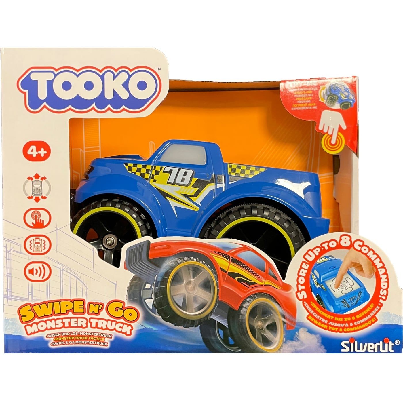 Swipe N Go – Programmerbar Monster Truck – Tooko – Blå