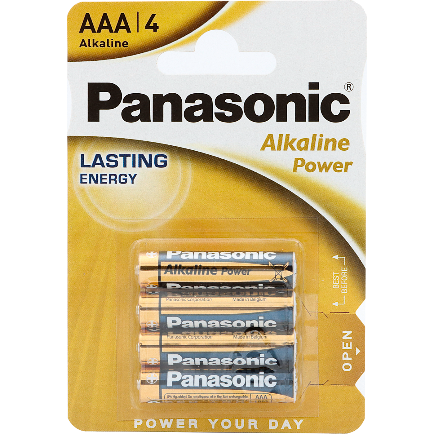 Batterier AAA (LR03) - Alkaliskt - Panasonic