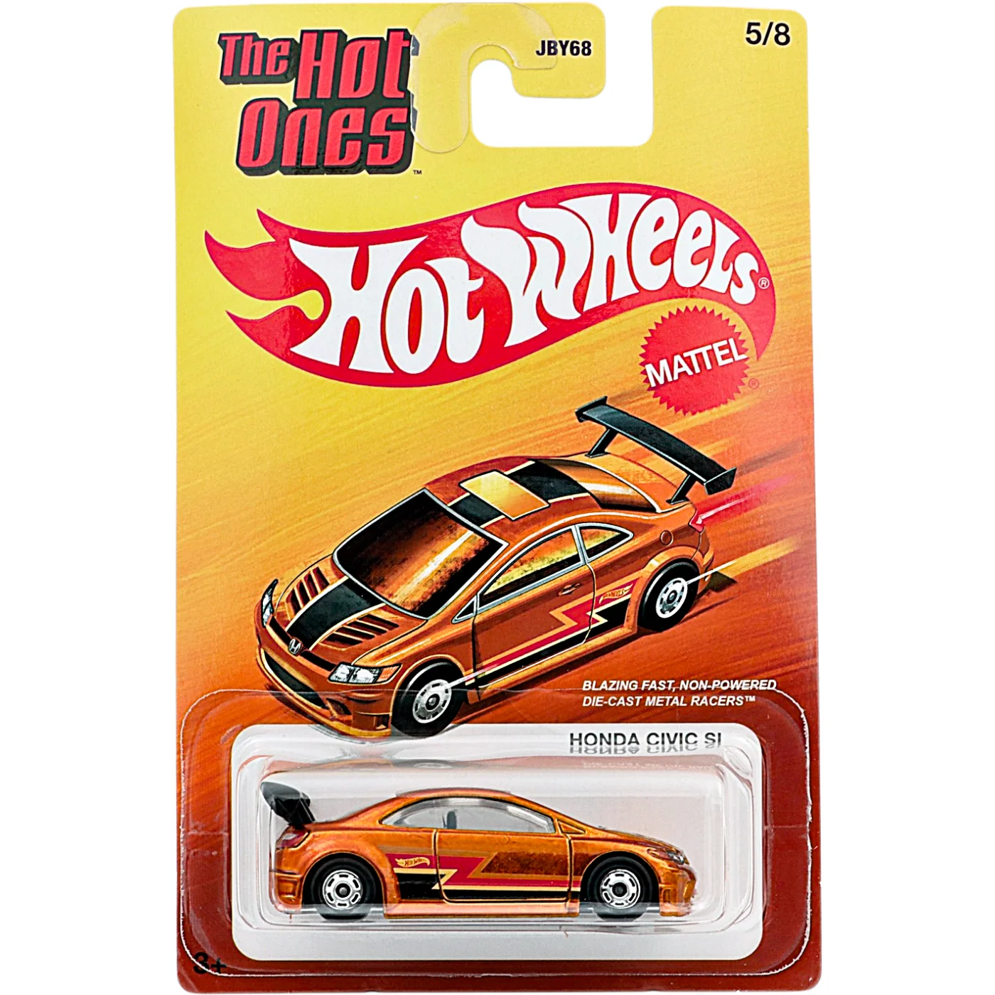 Honda Civic SI - Orange - The Hot Ones - Hot Wheels
