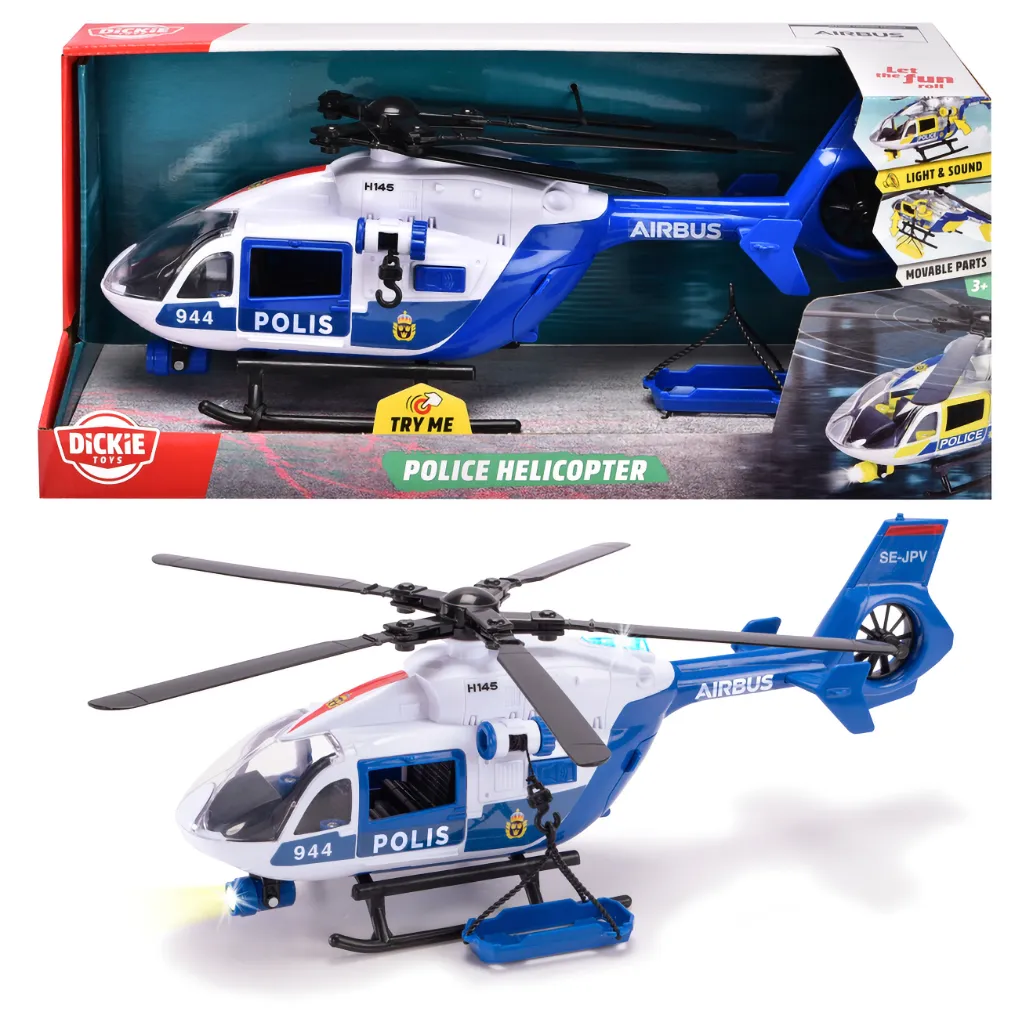 Svensk Polishelikopter - Airbus H145 - Dickie Toys - 36 cm
