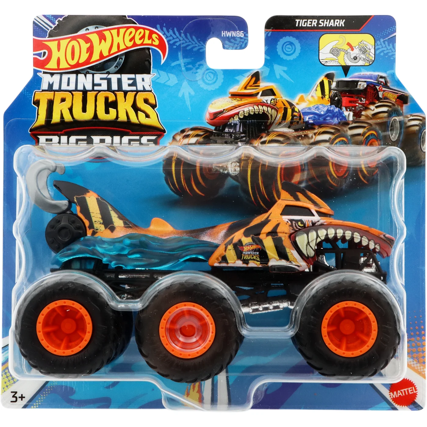 Tiger Shark – Monster Trucks Big Rigs – Hot Wheels