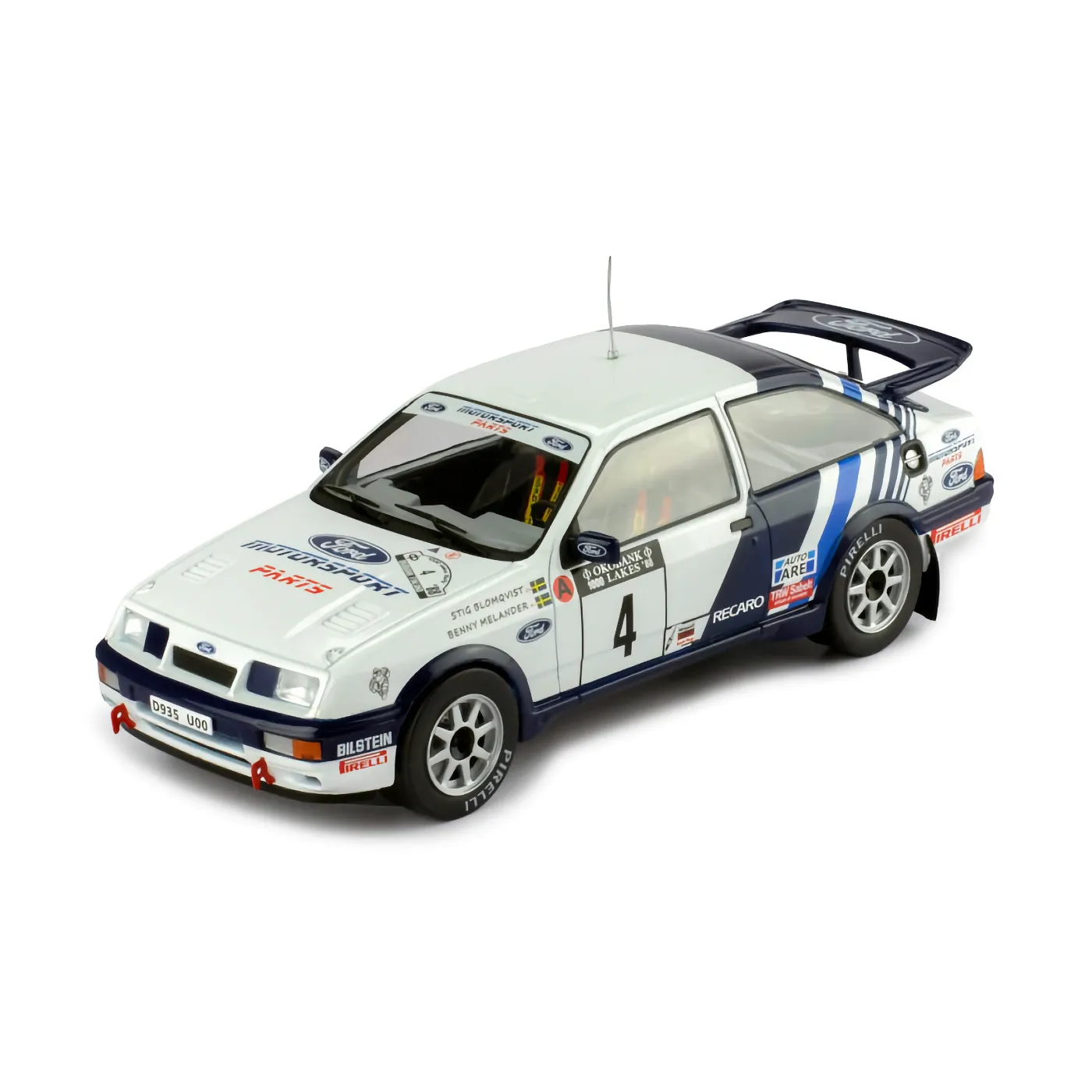 Ford Sierra RS Cosworth – Blomqvist / Melander – Ixo – 1:24