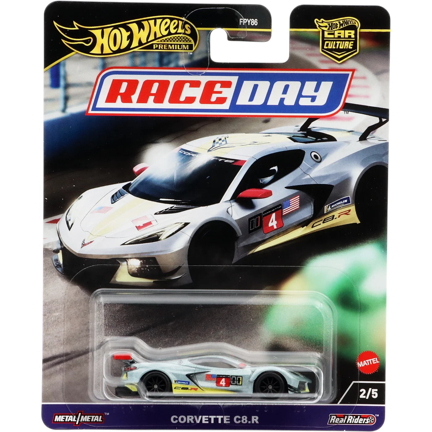 Läs mer om Corvette C8.R - Car Culture: Race Day 2/5 - Hot Wheels