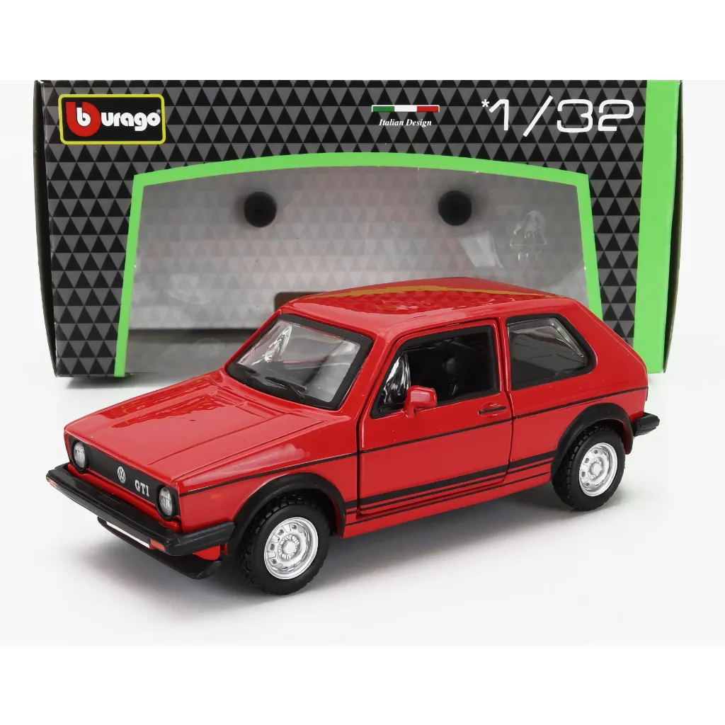Volkswagen Golf MK1 GTI (1979) - Röd - Bburago - 1:32